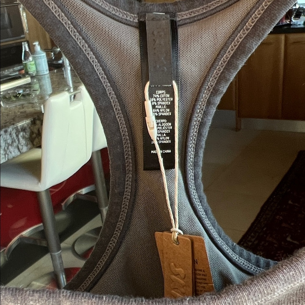 NWT SKIMS OUTDOOR MID THIGH RACERBACK BODYSUIT | SOOT - Picture 2 of 12